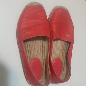Michael Kors red shoes flats